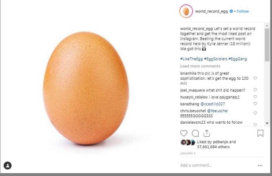 An egg is Instagram’s most liked post ever | Times Knowledge India